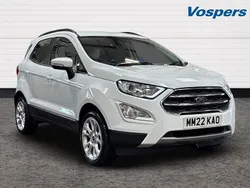 White Used 2022 Ford Ecosport Titanium SUV | £13,700 (Fair price)