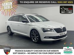 White Used 2019 Skoda Superb SportLine Estate | £17,940 (Fair price)