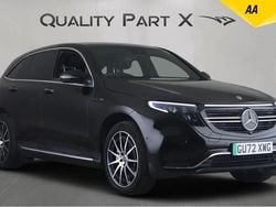 Black Used 2022 Mercedes EQC400 AMG line SUV | £20,900 (Good price)