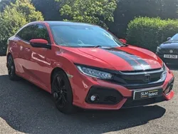 Red Used 2017 Honda Civic EX Hatchback | £11,998 (Fair price)