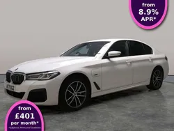 White Used 2021 BMW 530e M Sport Sedan | £27,240 (Fair price)