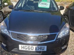 Black Used 2010 Kia Ceed 2 Hatchback | £1,450 (Super price)