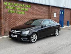 Black Used 2015 Mercedes C250 Sport Edition Coupe | £5,495