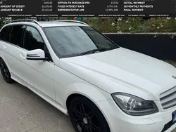 White Used 2013 Mercedes C180 AMG Estate | £6,995 (Fair price)