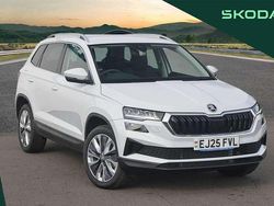 Moon white metallic New 2025 Skoda Karoq SE L SUV | £29,995 (Expensive)
