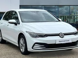 Pure white Used 2021 VW Golf VIII Life Hatchback | £16,798 (Good price)