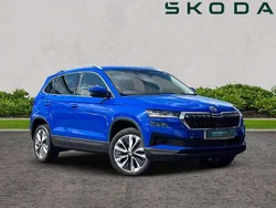 Energy blue Used 2023 Skoda Karoq SE L SUV | £23,195 (Fair price)