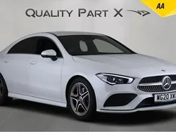 White Used 2020 Mercedes CLA200 AMG line Coupe | £17,675 (Super price)