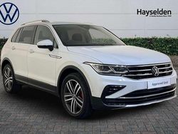 White Used 2022 VW Tiguan Elegance SUV | £25,385 (Fair price)