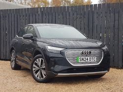 Black Used 2024 Audi Q4 e-tron Sport SUV | £34,498 (Fair price)