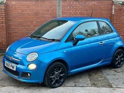 Blue Used 2015 Fiat 500 S Hatchback | £3,995 (Fair price)
