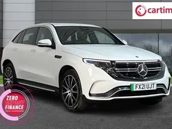 White Used 2021 Mercedes EQC400 AMG line SUV | £22,250 (Good price)