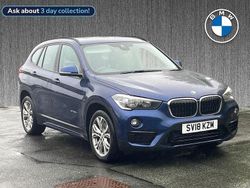 Blue Used 2018 BMW X1 Sport Line SUV | £14,399 (Good price)