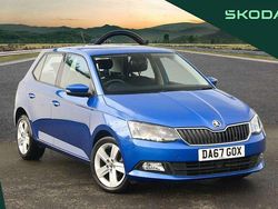 Blue Used 2017 Skoda Fabia SE Hatchback | £8,995 (Fair price)