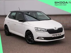 Candy white black magic pearl effect Used 2020 Skoda Fabia SE Hatchback | £10,795 (Fair price)