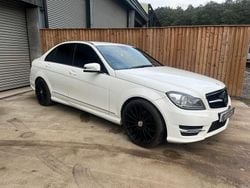 White Used 2013 Mercedes C250 AMG Sedan | £3,995 (Good price)