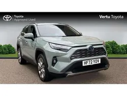 Green Used 2022 Toyota RAV4 Hybrid SUV | £31,636 (A bit pricey)