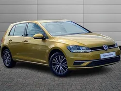 Yellow Used 2017 VW Golf VII SE Hatchback | £11,795 (Fair price)