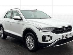 White Used 2023 VW T-Roc Life SUV | £18,993 (Fair price)