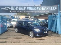 Blue Used 2008 Toyota Auris SR Hatchback | £2,299 (Fair price)