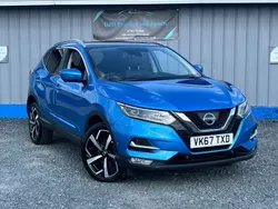 Blue Used 2017 Nissan Qashqai Tekna SUV | £8,689 (A bit pricey)