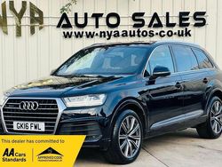 Blue Used 2016 Audi Q7 S-Line SUV | £19,399 (A bit pricey)