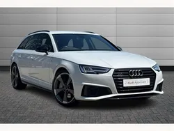 White Used 2019 Audi A4 Black Edition Estate | £26,490 (Expensive)