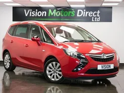 Red Used 2014 Vauxhall Zafira Tourer MPV | £3,380 (Fair price)