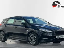 Black Used 2017 Ford Focus ST-Line Hatchback | £8,346 (Fair price)