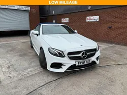 White Used 2018 Mercedes E220 AMG line Cabriolet | £20,995 (Fair price)