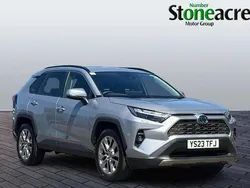 Silver Used 2023 Toyota RAV4 Hybrid SUV | £32,025 (Fair price)