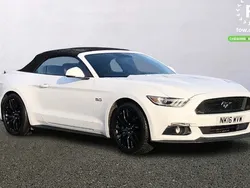 White Used 2016 Ford Mustang GT Convertible Cabriolet | £21,499 (Good price)