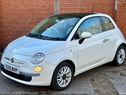 White Used 2015 Fiat 500 Lounge Hatchback | £4,995 (Good price)