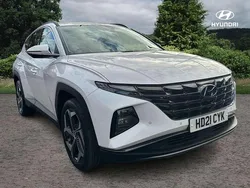 White Used 2021 Hyundai Tucson Premium SUV | £17,699 (Fair price)