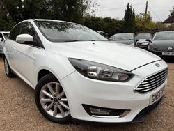 White Used 2016 Ford Focus Titanium Hatchback | £8,490 (Fair price)