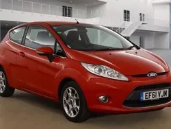 Red Used 2012 Ford Fiesta Zetec Hatchback | £4,499 (Fair price)