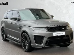 Black Used 2021 Land Rover Range Rover Sport SVR SUV | £54,176 (Fair price)