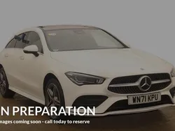 White Used 2021 Mercedes CLA250e AMG Line Premium Plus Sedan | £23,620 (Fair price)