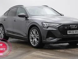 Used 2022 Audi e-tron Sportback Black Edition SUV | £24,990 (Good price)