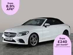 White Used 2019 Mercedes C200 AMG line Cabriolet | £15,305 (Super price)