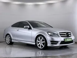 Silver Used 2014 Mercedes C250 Sport Edition Coupe | £8,790 (Super price)