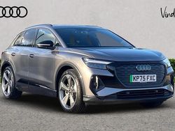 Grey New 2025 Audi Q4 e-tron Black Edition SUV | £41,454