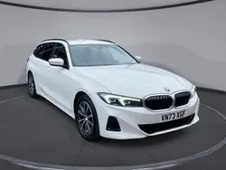 White Used 2023 BMW 330e Sport Line Estate | £26,499 (Good price)