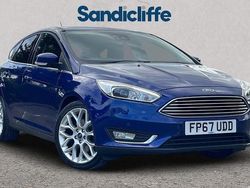 Blue Used 2017 Ford Focus Titanium X Hatchback | £8,758 (Fair price)