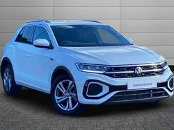White Used 2025 VW T-Roc R-line SUV | £27,495 (Fair price)