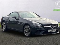Black Used 2018 Mercedes SLC180 AMG line Cabriolet | £16,599 (Fair price)