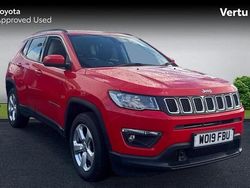 Red Used 2019 Jeep Compass Longitude SUV | £9,731 (Good price)
