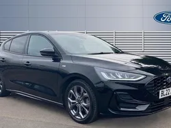 Black Used 2022 Ford Focus ST-Line Hatchback | £13,500 (Fair price)