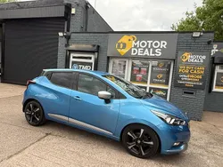 Blue Used 2018 Nissan Micra N-Connecta Hatchback | £7,895 (Fair price)