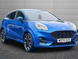 Desert island blue Used 2020 Ford Puma ST-Line X Hatchback | £13,395 (Fair price)